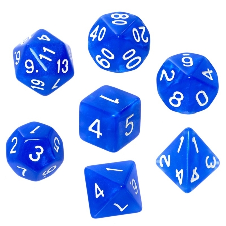 KOŚCI W PUDEŁKU Rebel RPG Księżycowe Laspis Lazuli
