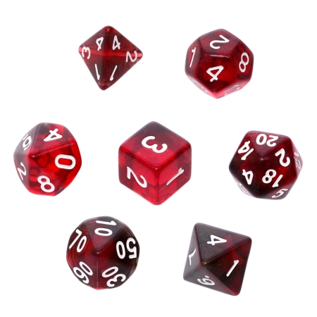 KOŚCI W PUDEŁKU Rebel RPG Księżycowe  Bordo