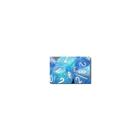 KOŚCI W PUDEŁKU Chessex - Borealis Sky Blue/White