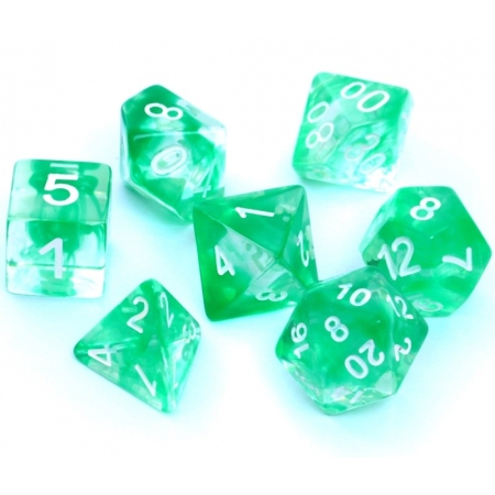 KOŚCI W PUDEŁKU Rebel RPG Nebula - Zielone