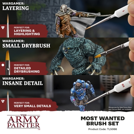 ARMY PAINTER - Brush Set Most Wanted