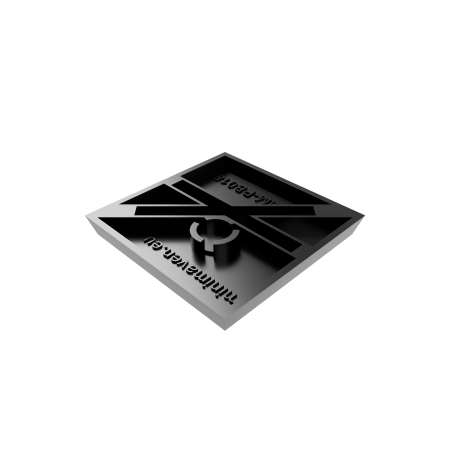 PODSTAWKI Kwadratowe 25 x 25 mm  z Miejscem na Magnes Zestaw 20 sztuk