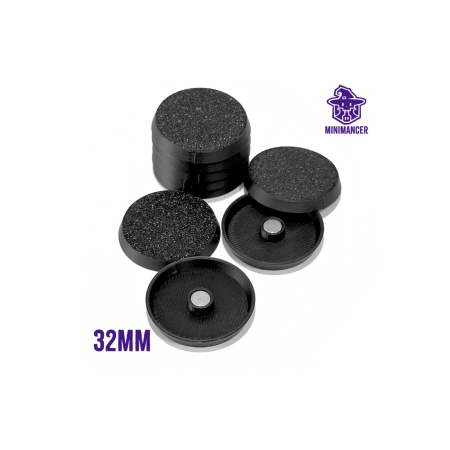 PODSTAWKI Okrągłe z Magnesem 32 mm 20  szt