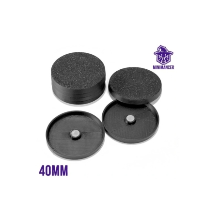 PODSTAWKI Okrągłe z Magnesem 40 mm 10  szt