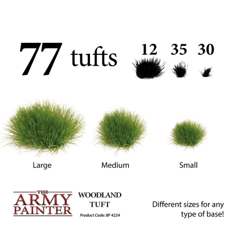 ARMY PAINTER BASING Tuft Woodland