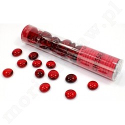 KANTERY Chessex Crystal Red Glass Gaming Stones