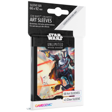 KOSZULKI NA KARTY 60 szt Gamegenic SWU  Art Sleeves Mandalorian  ( 66 x 92 mm )