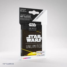KOSZULKI NA KARTY 60 szt Gamegenic SWU  Art Sleeves Cart Back Yellow  ( 66 x 92 mm )