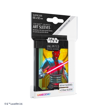 KOSZULKI NA KARTY 60 szt Gamegenic SWU  Art Sleeves ( 66 x 92 mm ) Darth Maul