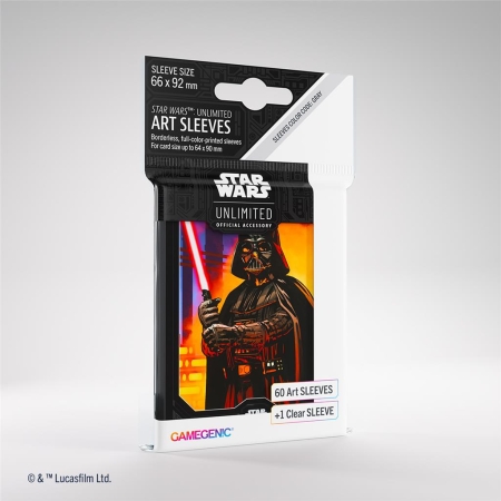 KOSZULKI NA KARTY 60 szt Gamegenic SWU  Art Sleeves Darth Vader  ( 66 x 92 mm )