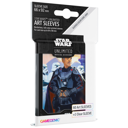 KOSZULKI NA KARTY 60 szt Gamegenic SWU  Art Sleeves Moff Gideon  ( 66 x 92 mm )