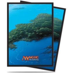 KOSZULKI NA KARTY Magic 80 szt Island