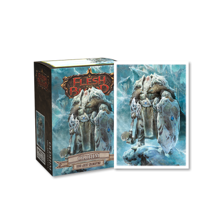 KOSZULKI NA KARTY Flesh and Blood 100 szt Oldhim Dragon Shield