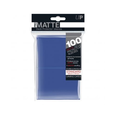 KOSZULKI NA KARTY DP - 100 szt PRO MATTE  Niebieskie