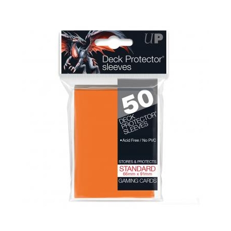 KOSZULKI NA KARTY DP - 50 szt - Orange  66 x 91 mm