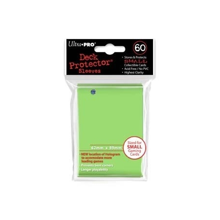 KOSZULKI NA KARTY YGO 60 szt LimeGreen ( 62 x 89 mm )