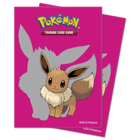 KOSZULKI NA KARTY Pokemon DP 65 szt Eevee