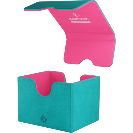 PUDEŁKO NA KARTY Gamegenic Sidekick 100+   XL Kart - Teal/Pink