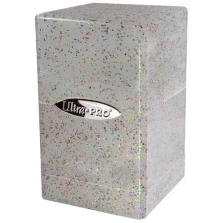 PUDEŁKO NA KARTY Deck Box na 100+ kart  Satin Tower Clear Glitter