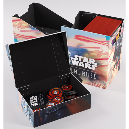 PUDEŁKO NA KARTY Gamegenic SWU Soft  Create Mandalorian/Moff Gideon