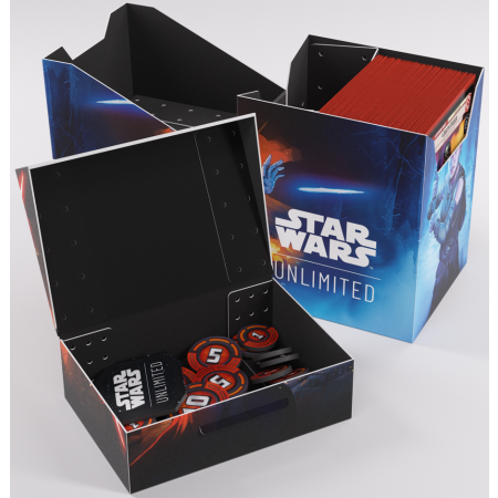 PUDEŁKO NA KARTY Gamegenic SWU Soft  Create Rey/Kylo Ren