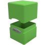 PUDEŁKO NA KARTY Satin Cube Deck Box - Lime Green