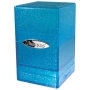 PUDEŁKO NA KARTY Deck Box na 100+ kart  Satin Tower Blue Glitter