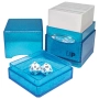 PUDEŁKO NA KARTY Deck Box na 100+ kart  Satin Tower Blue Glitter