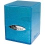 PUDEŁKO NA KARTY Satin Cube Deck Box - Glitter Blue