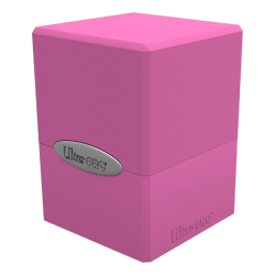 PUDEŁKO NA KARTY Satin Cube Deck Box - Hot Pink
