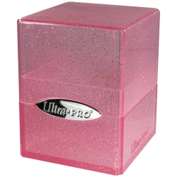 PUDEŁKO NA KARTY Satin Cube Deck Box - Glitter Pink