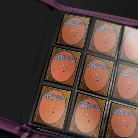 ALBUM NA KARTY 9 pkt VIVID Zippered  Pro-Binder - Midnight Plum