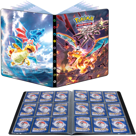 ALBUM NA KARTY Pokemon 9 pkt 252 Karty  Scarlet and Violet Obsydian Flames