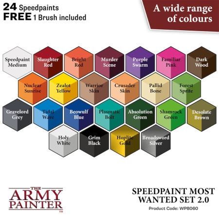 ARMY PAINTER Speedpaint 2.0 Most Wanted  Set