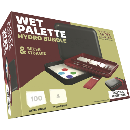 ARMY PAINTER - Wet Palette Hydro Bundle  And Brush Storage