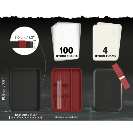 ARMY PAINTER - Wet Palette Hydro Bundle  And Brush Storage
