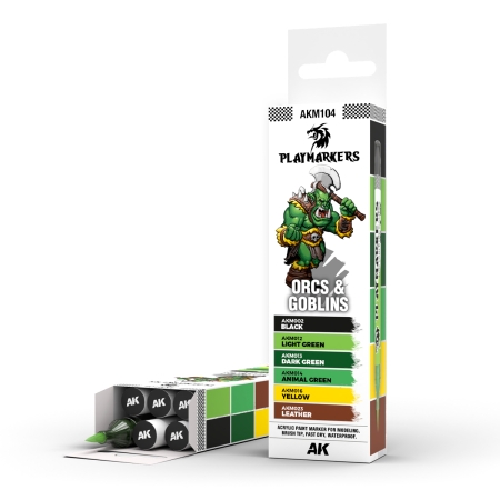 AK Interactive - Playmarkers - Orc &  Goblins
