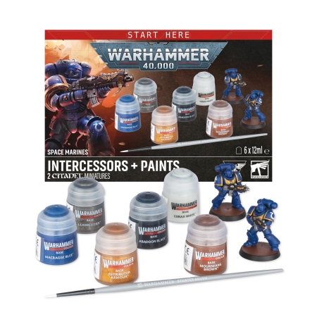 Paint Set Space Marine Intercessors+  Paint Set