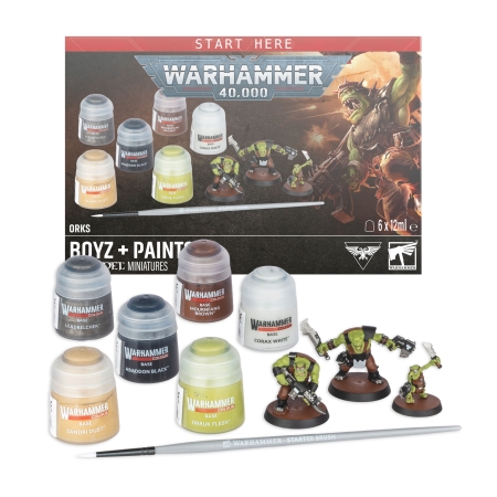 PAINT SET Orks Boyz + Paints