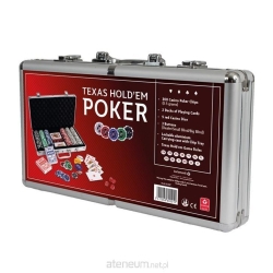POKER ZESTAW 300  Żetonów Texas Holdem    Poker Cartamundi