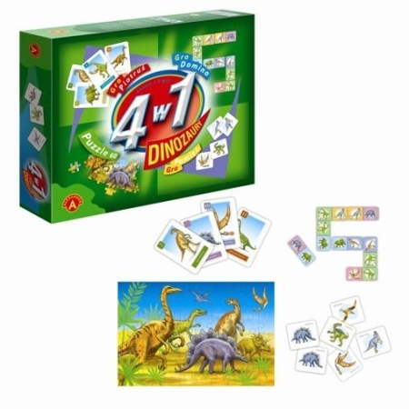 4 w 1 Dinozaury Alexander