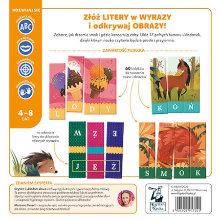 CZYTAM I UKŁADAM SŁOWA. Zestaw SOWA