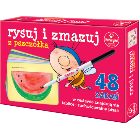 RYSUJ I ZMAZUJ Z PSZCZÓŁKĄ Kukuryku