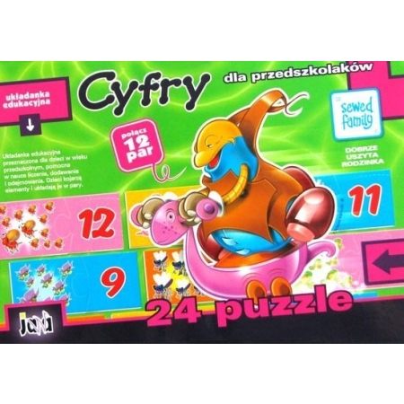 CYFRY UKŁADANKA EDUKACYJNA Jawa