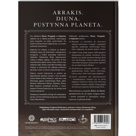 DIUNA RPG Przygody w Imperium Podręcznik Podstawowy