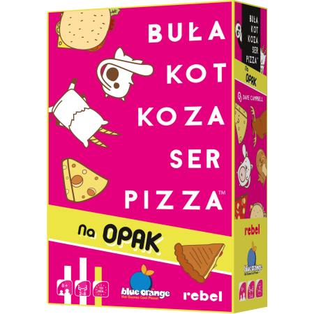 BUŁA, PIZZA, KOT, SER, KOZA na Opak
