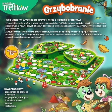 GRZYBOBRANIE Z Rodziną Treflików Trefl