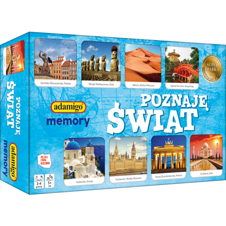 MEMORY Poznaję Świat Adamigo