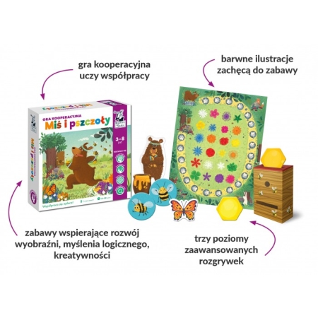 MIŚ I PSZCZOŁY Gra Kooperacyjna