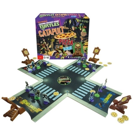TURTLES CATAPULT Pizza Game TacTic